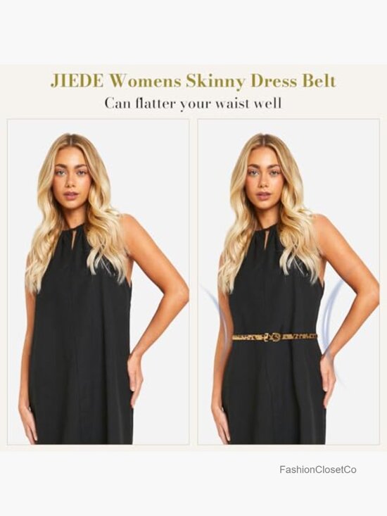 Leather Belt with Leopard Print Buckle Animal Skinny for Women Jeans Dress main image 5